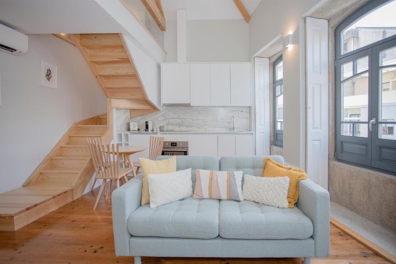Liiiving In Porto - Santa Catarina Mezzanine Apartment Exteriör bild