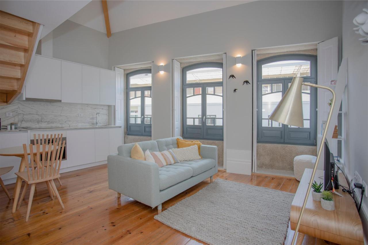 Liiiving In Porto - Santa Catarina Mezzanine Apartment Exteriör bild