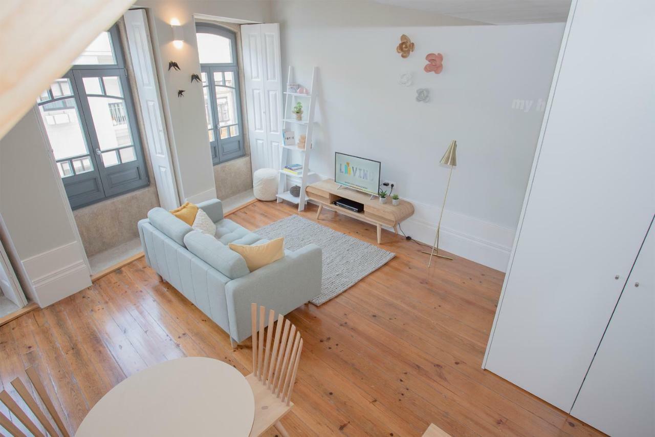 Liiiving In Porto - Santa Catarina Mezzanine Apartment Exteriör bild